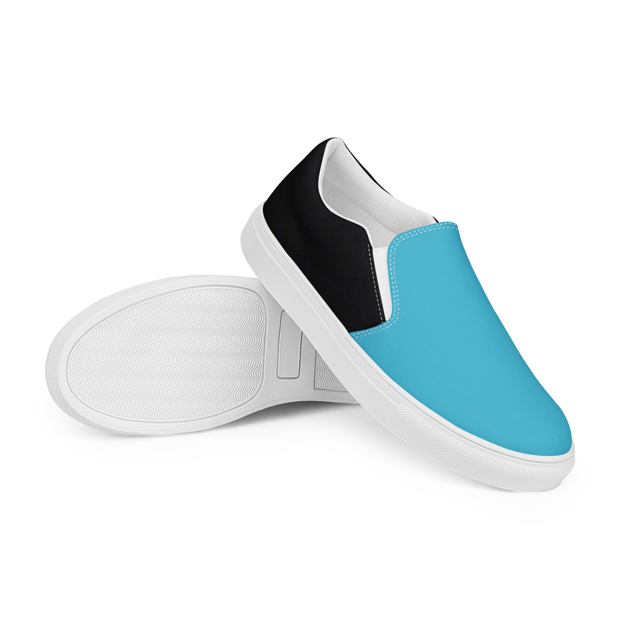 Men’s Slip-on Shoes - Summer Sky/Black