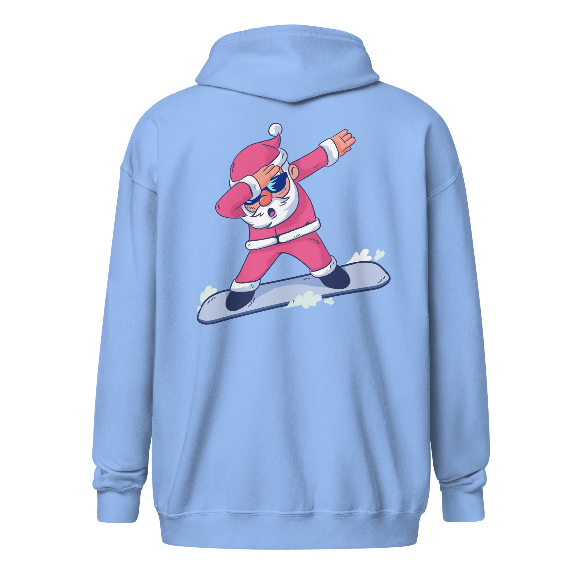 Sudadera con capucha y cremallera Dabbing Santa