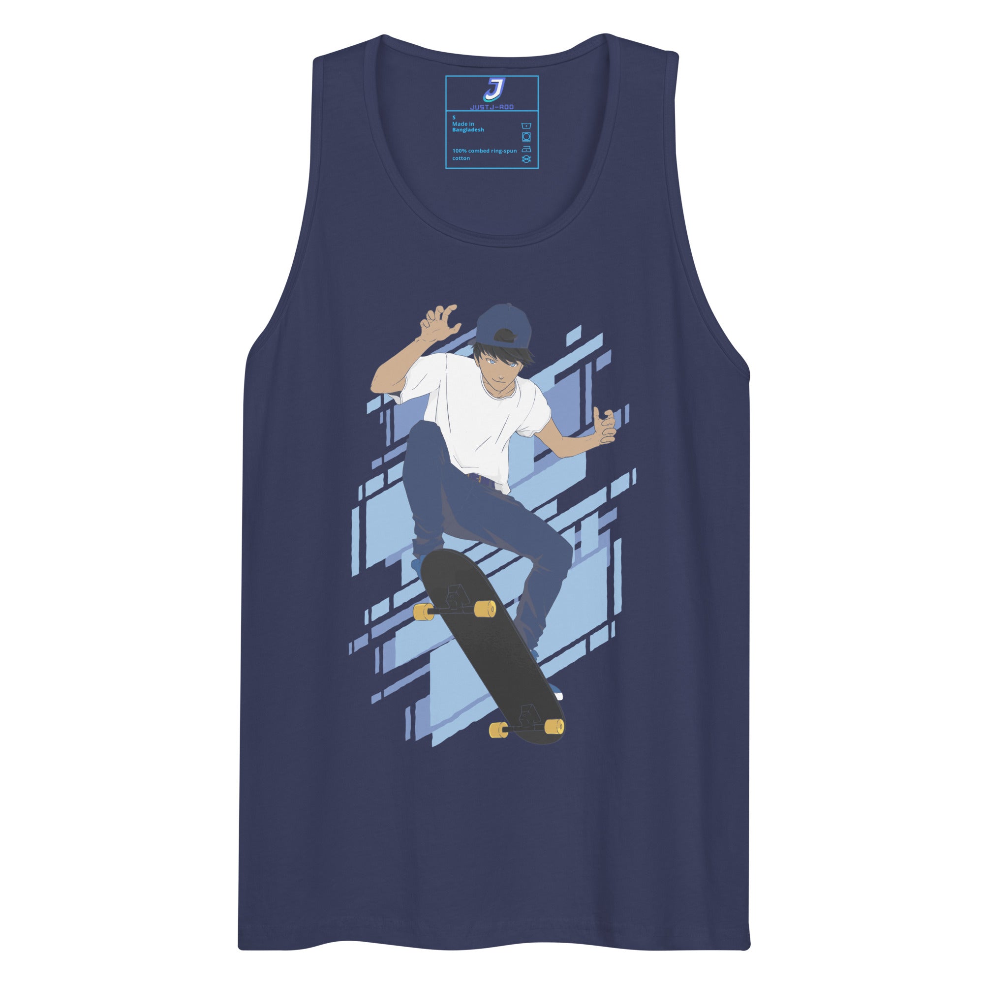 Camiseta de tirantes para niño patinador