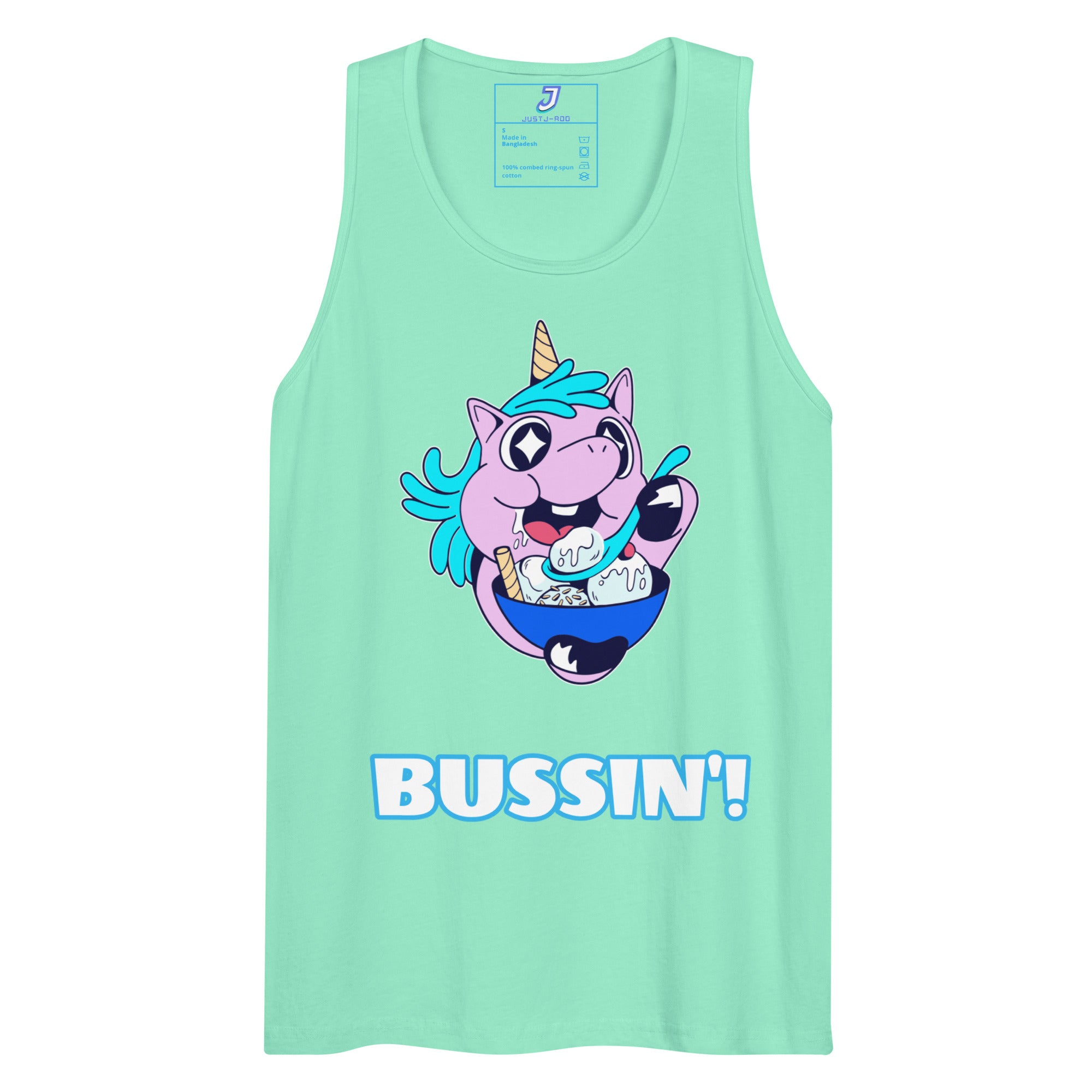 Bussin Helado Unicornio Camiseta de Tirantes