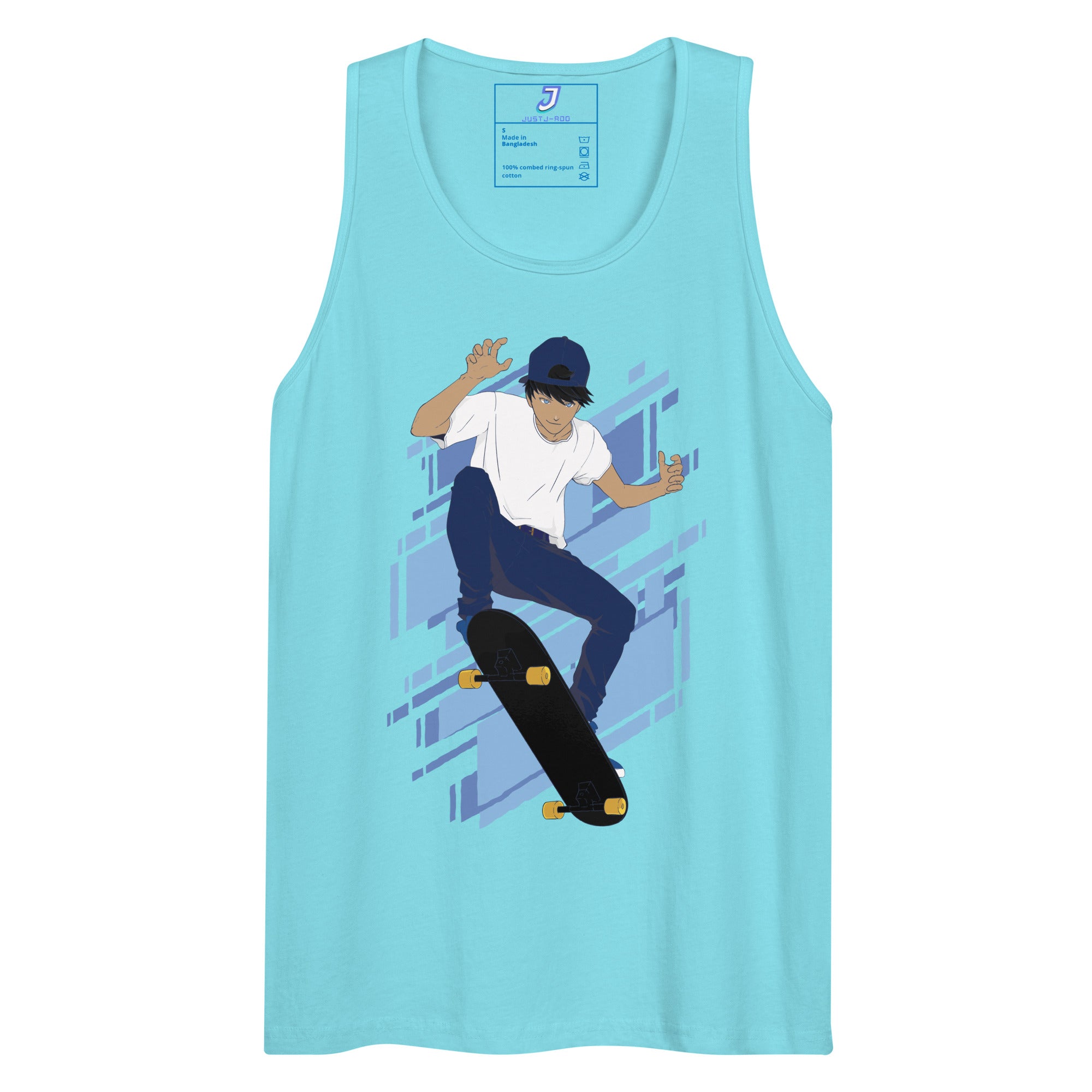 Camiseta de tirantes para niño patinador