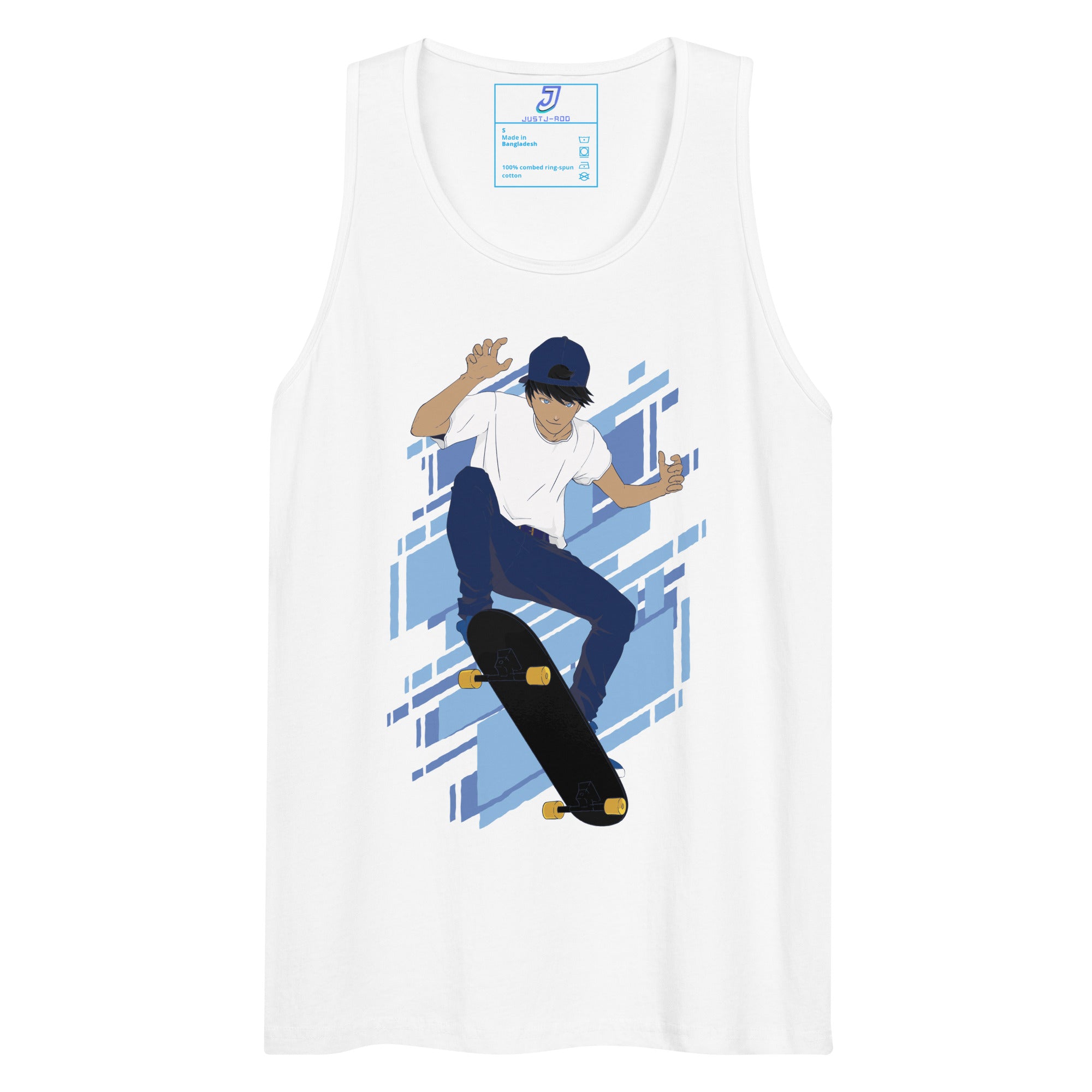 Camiseta de tirantes para niño patinador