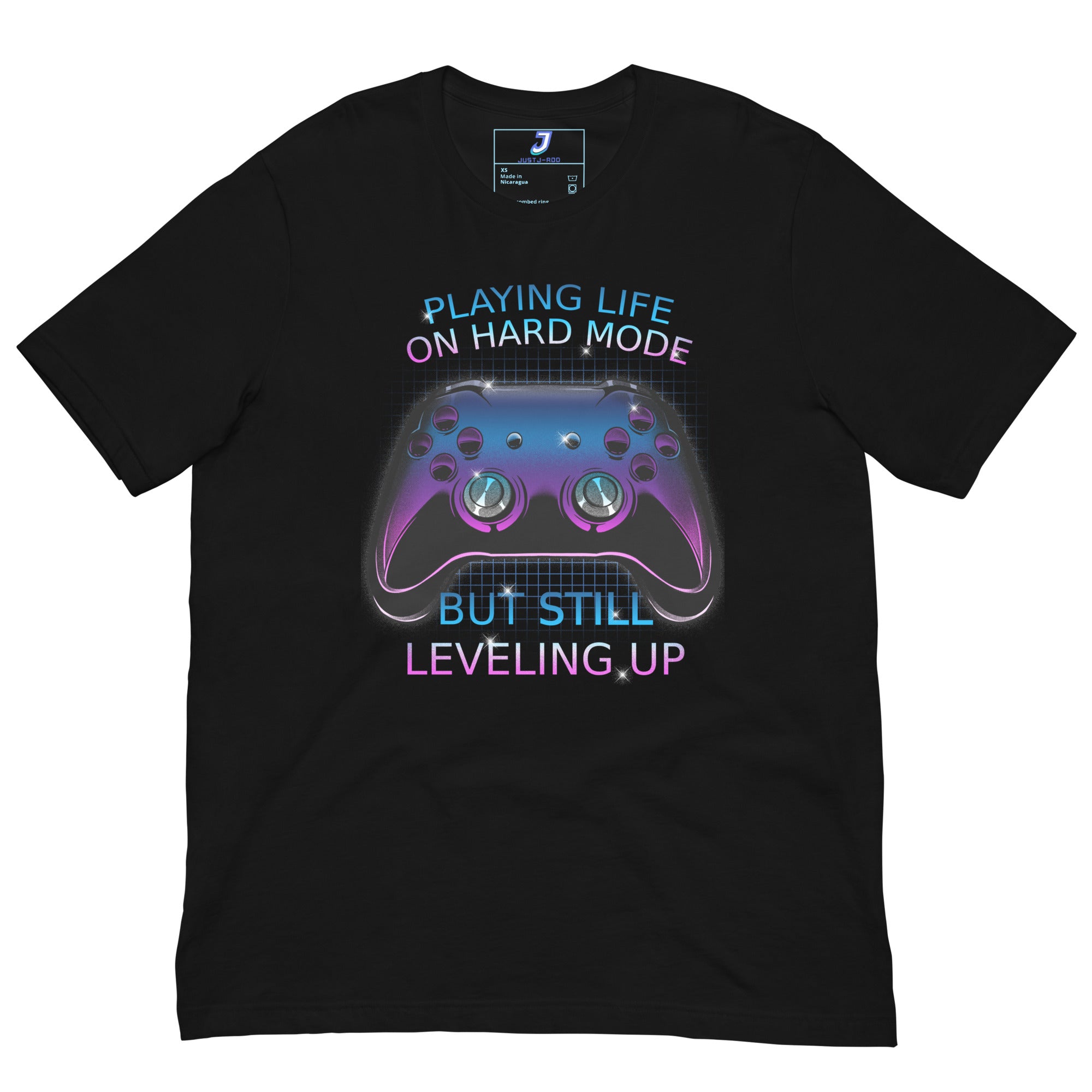 Playing Life On Hard Mode But Still Leveling Up Short Sleeve Tee