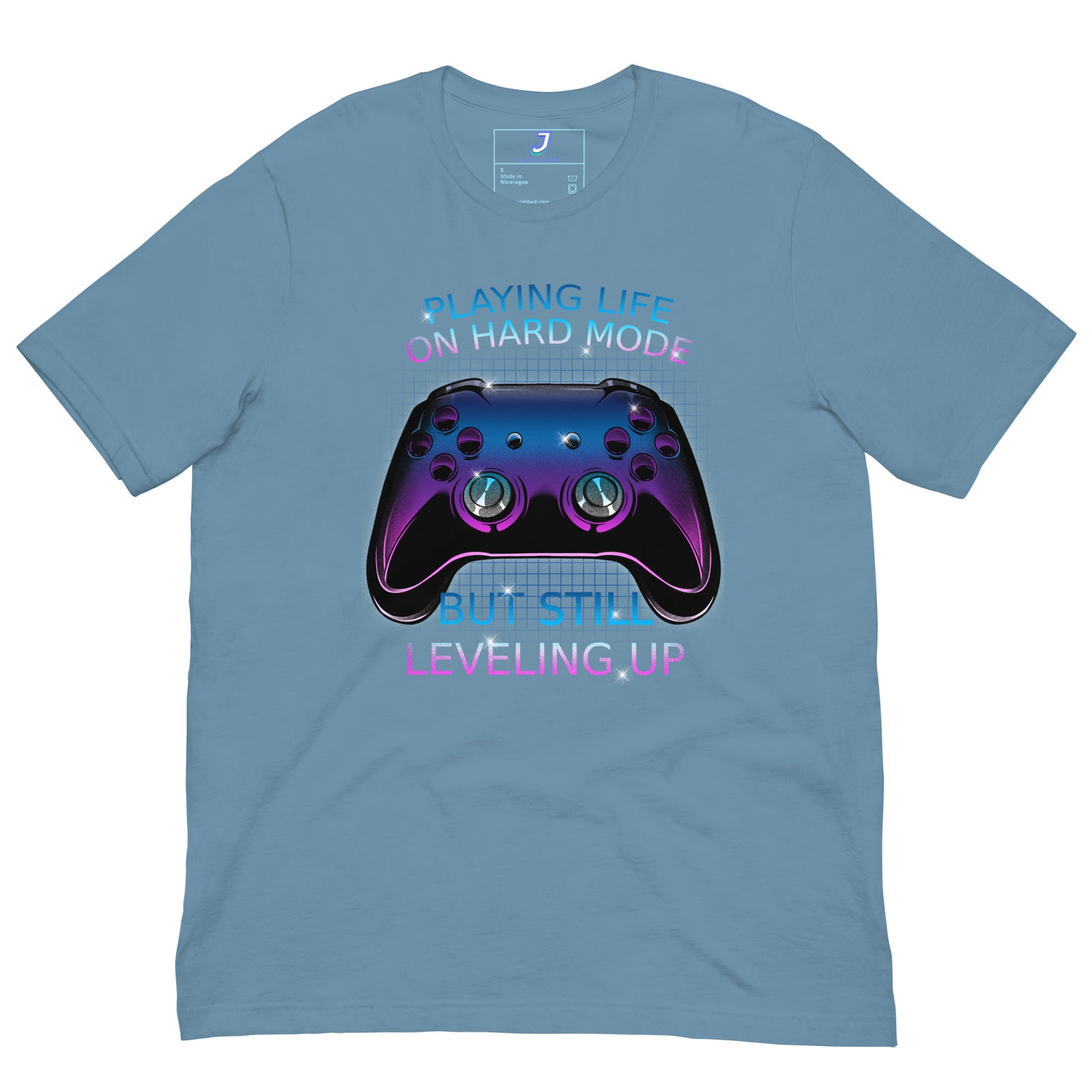 Playing Life On Hard Mode But Still Leveling Up Short Sleeve Tee