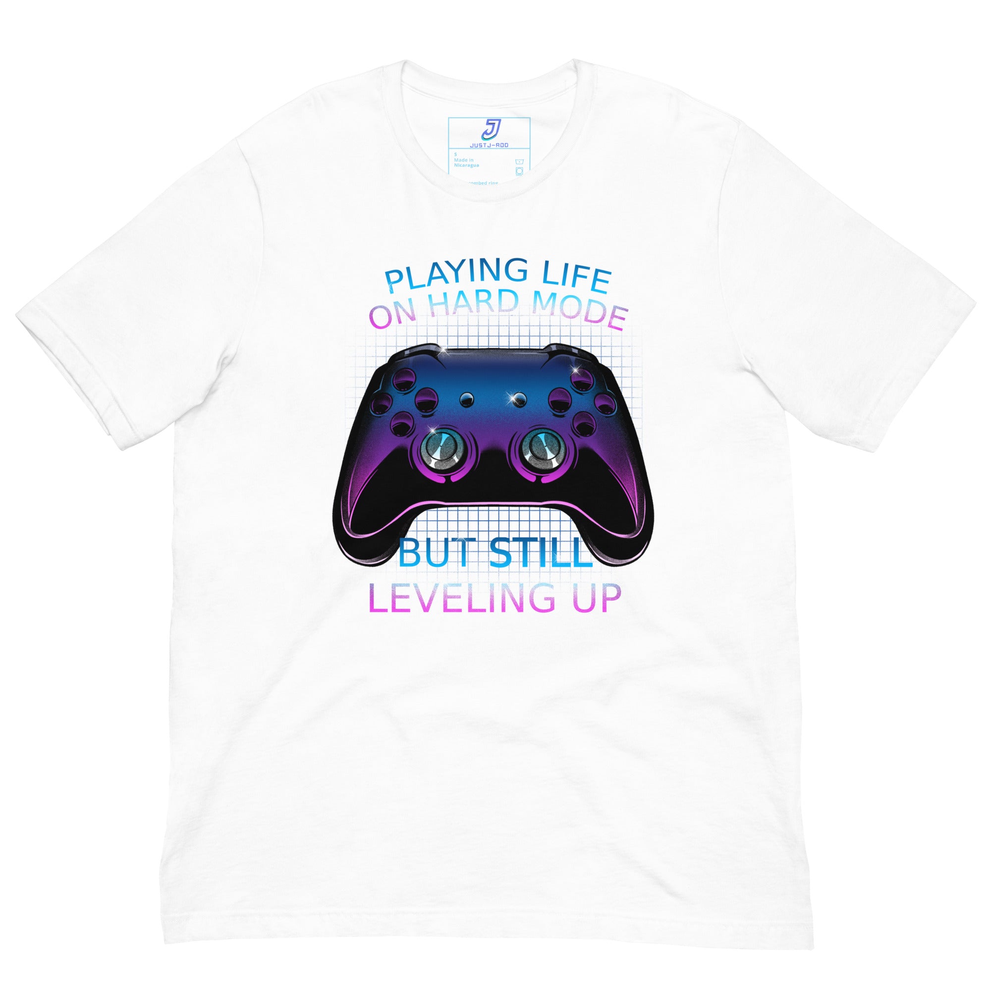 Playing Life On Hard Mode But Still Leveling Up Short Sleeve Tee